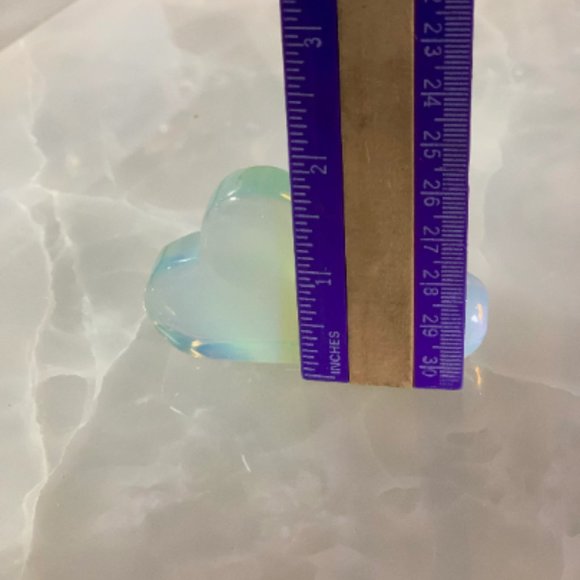 Puffy Opalite Cloud, Kid Room Decor, Office/Desk Art, Healing Stone, Hand Carved - Picture 6 of 6